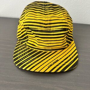 10 Deep Striped Yellow and Black Cap